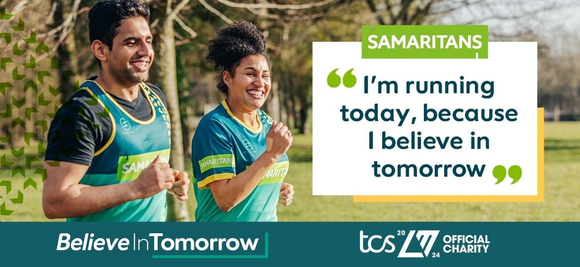 Samaritans: 2024 TCS London Marathon MyWay