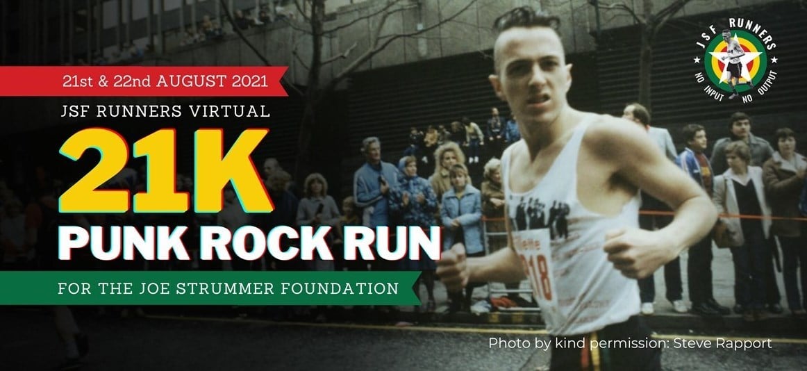 Joe Strummer Foundation Jsf Runners Annual Virtual 21k Punk Rock Run 2021